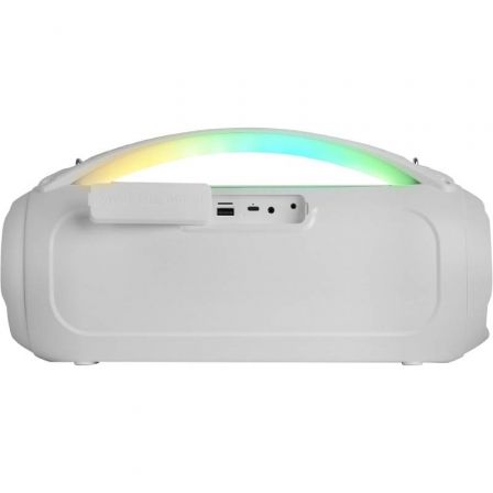 Mars Gaming Altavoz MS-PULSE Bluetooth 50W RMS 2.0 Blanco con Iluminación RGB Portátil Ultra-Bass Mars Gaming Altavoz MS-PULSE Bluetooth 50W RMS 2.0 Blanco con Iluminación RGB Portátil Ultra-Bass
